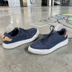 Cole Haan Men's 11.5 Indigo Blue GrandPro Pro Canvas Court Sneakers Shoes